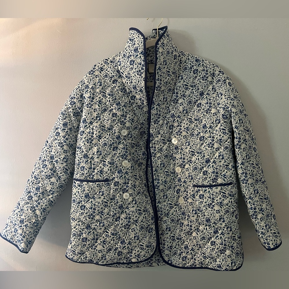 Tuckernuck Patterned Quilted Jacket xs NWT